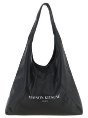 Maison Kitsuné Black Polyethylene Shoulder Bags