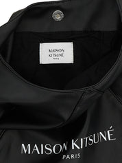 Maison Kitsuné Black Polyethylene Shoulder Bags