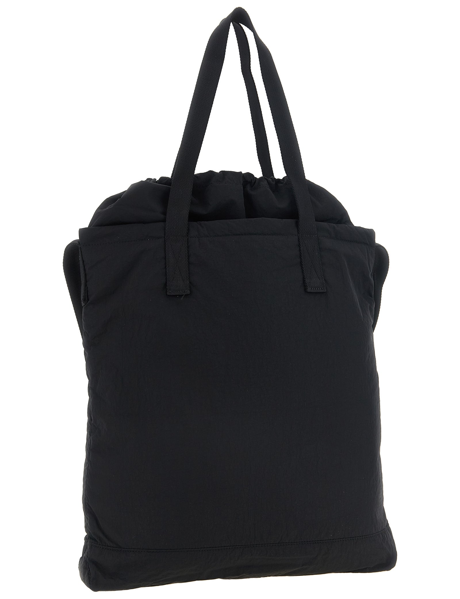 Maison Kitsuné Black Nylon Tote Bag