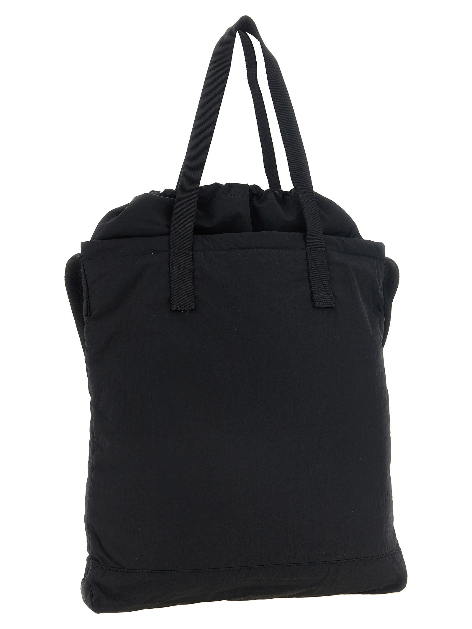 Maison Kitsuné Black Nylon Tote Bag