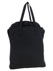 Maison Kitsuné Black Nylon Tote Bag
