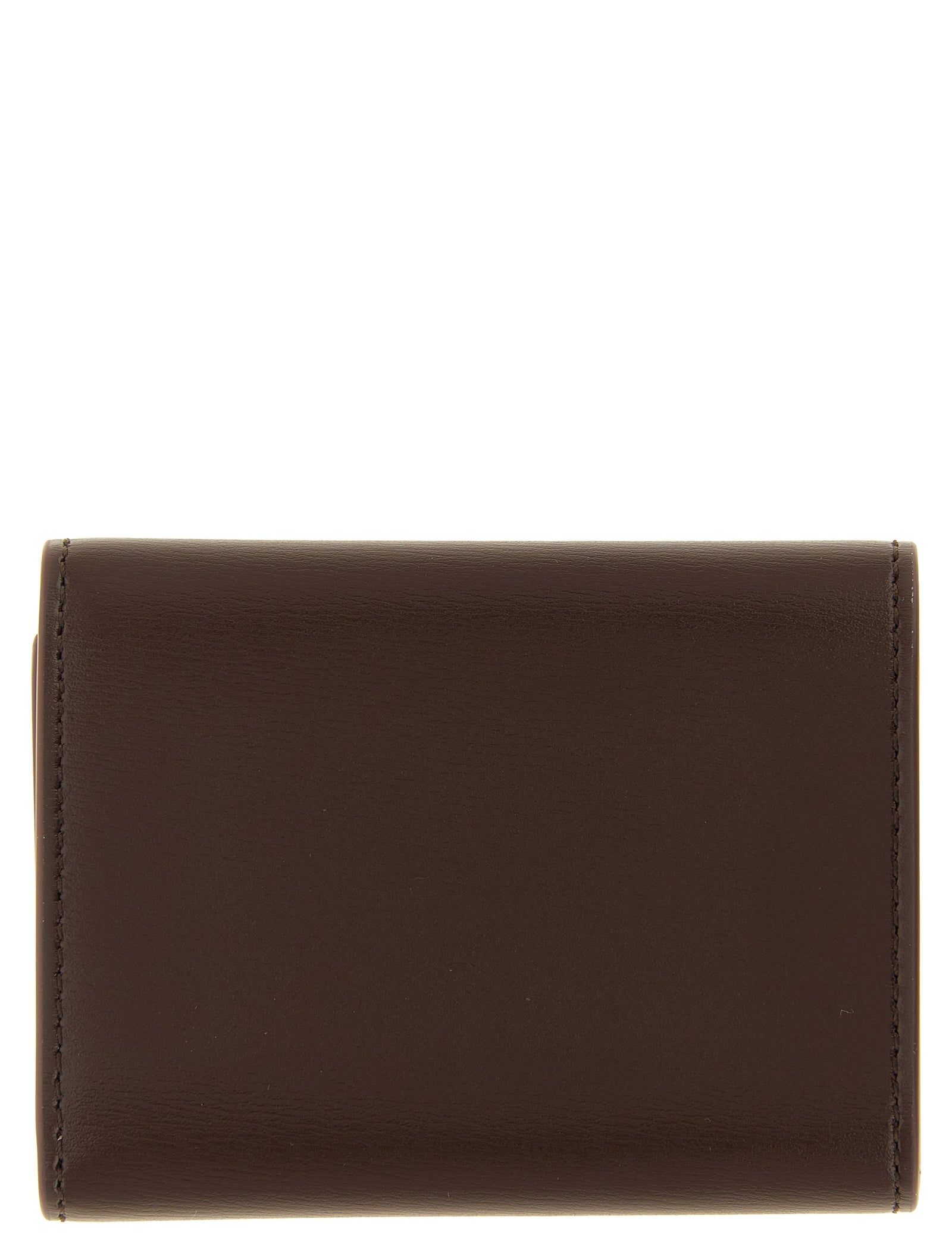 Jil Sander Dark Brown Calfskin Wallet