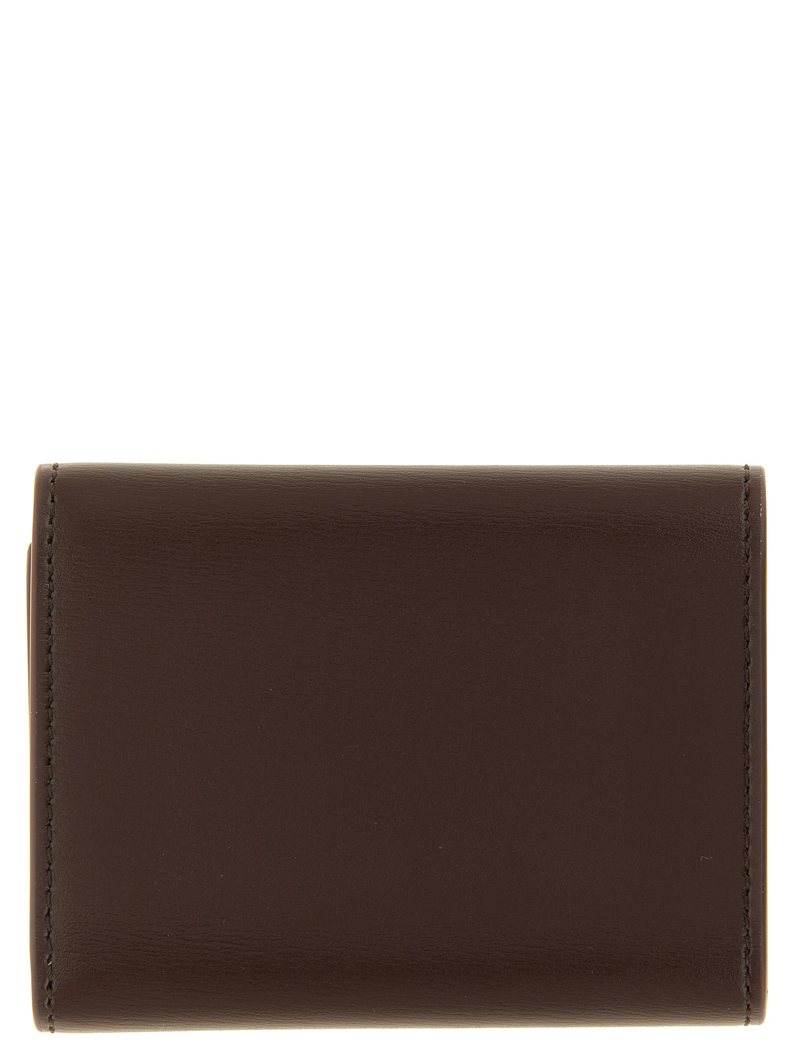 Jil Sander Dark Brown Calfskin Wallet