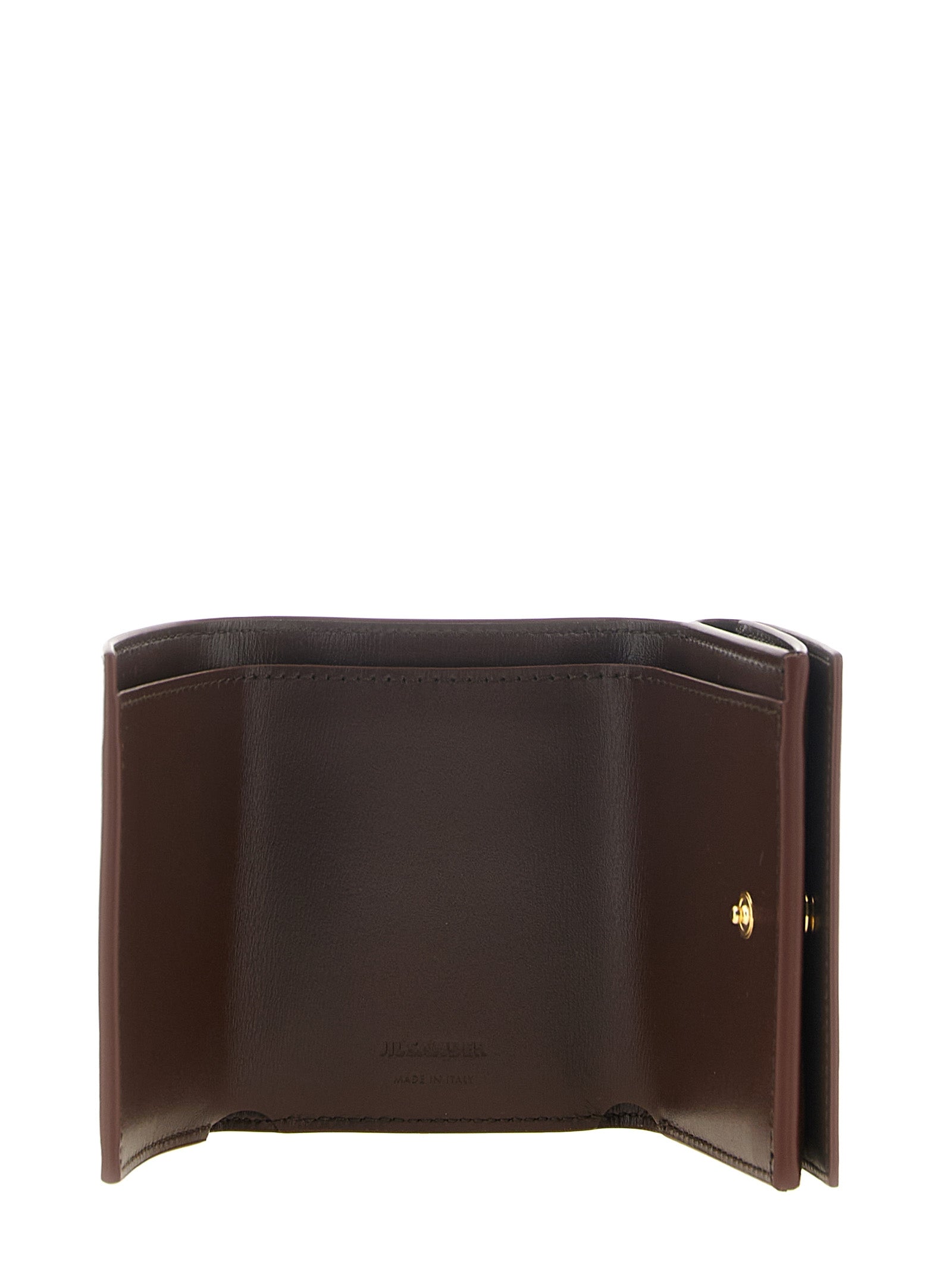 Jil Sander Dark Brown Calfskin Wallet