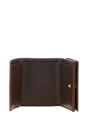 Jil Sander Dark Brown Calfskin Wallet