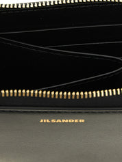 Jil Sander Black Calfskin Cardholder