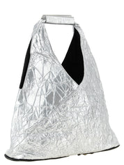 MM6 Maison Margiela Silver Polyethylene Tote Bag