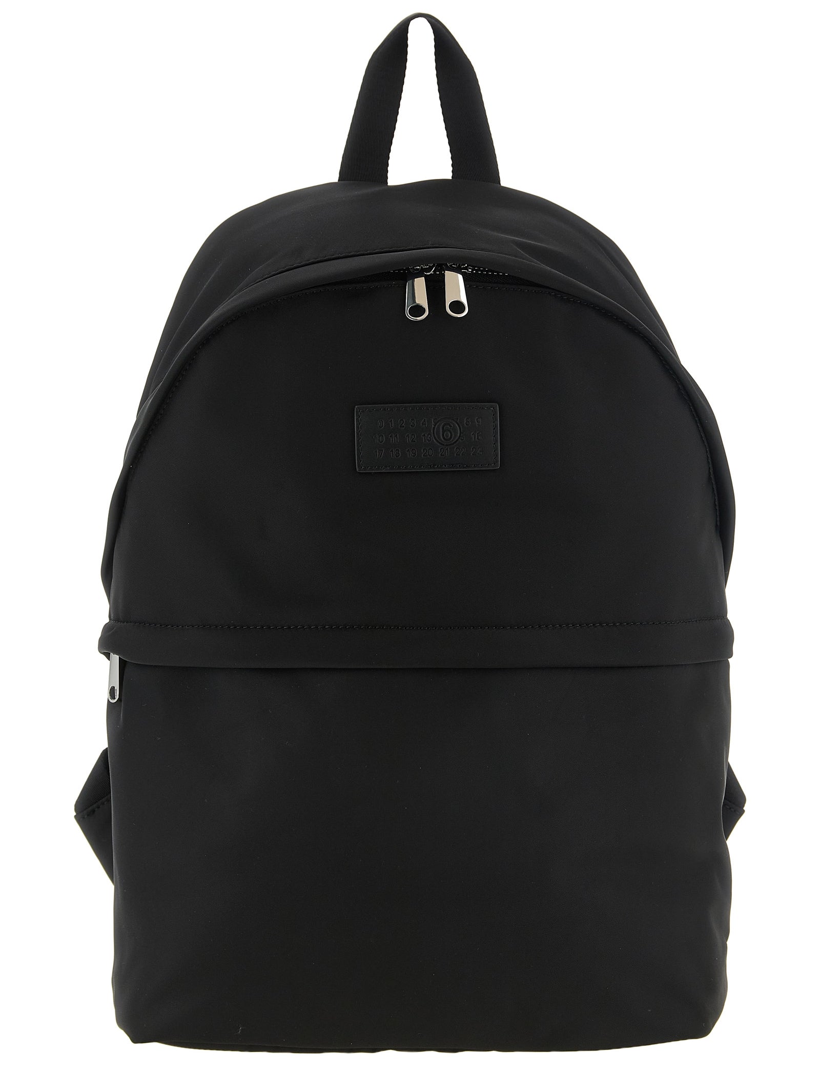 MM6 Maison Margiela Black Polyamide Backpack