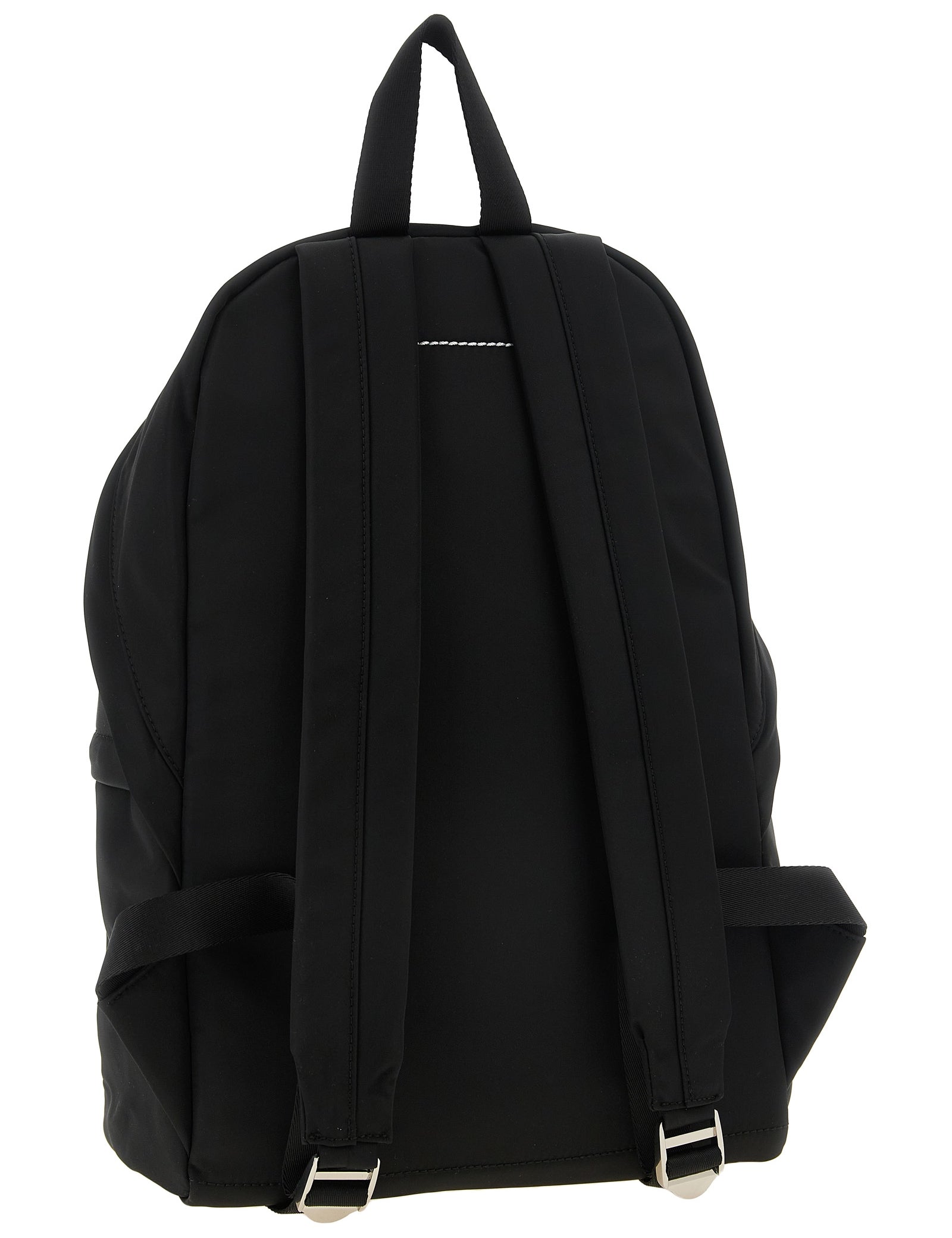 MM6 Maison Margiela Black Polyamide Backpack