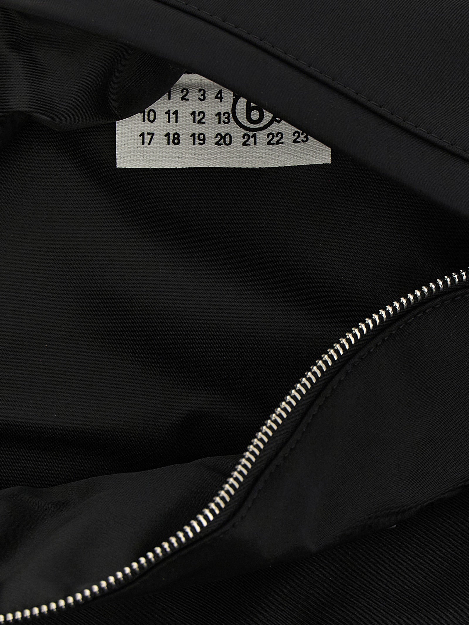 MM6 Maison Margiela Black Polyamide Backpack