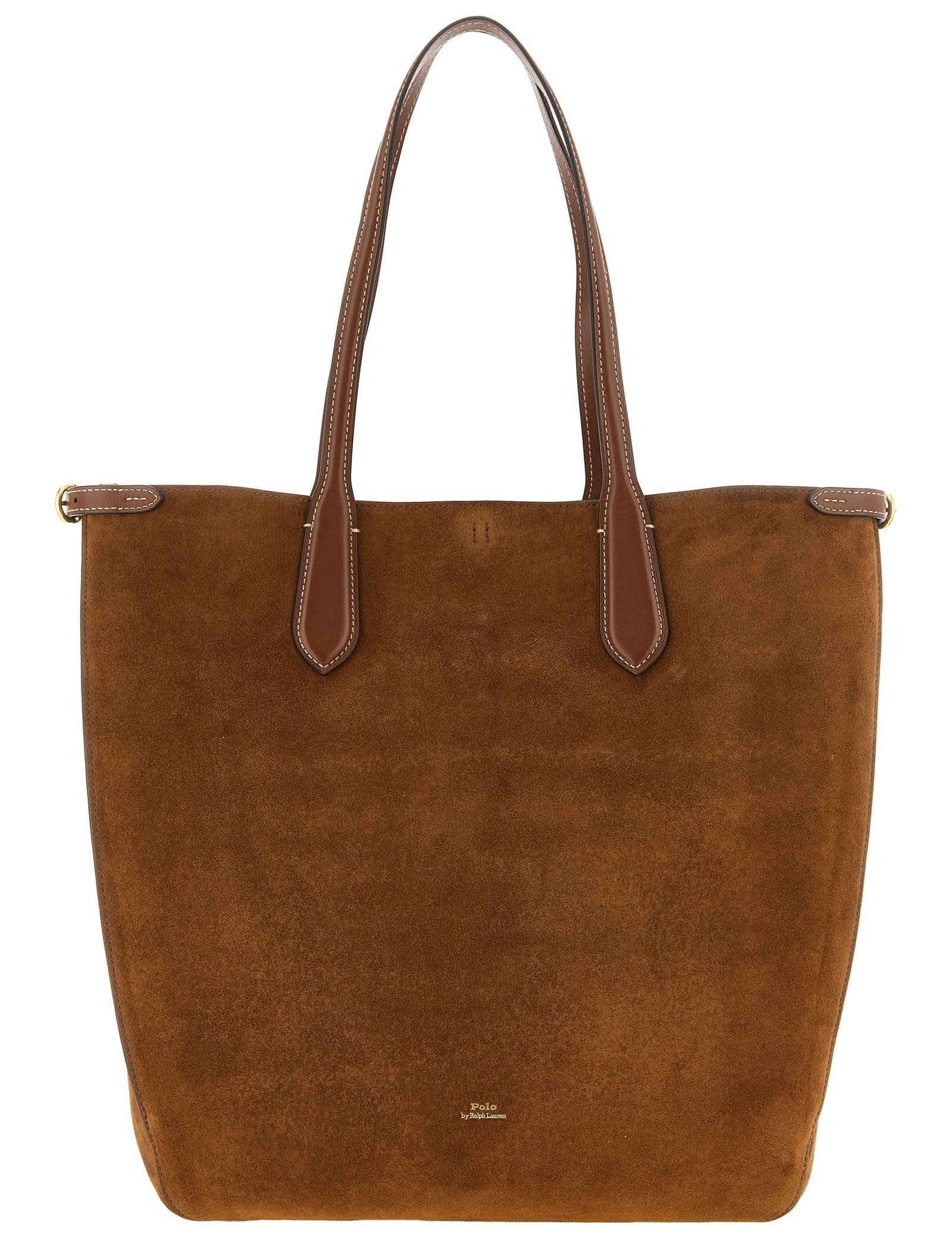 Polo Ralph Lauren Brown Suede Shoulder Bag