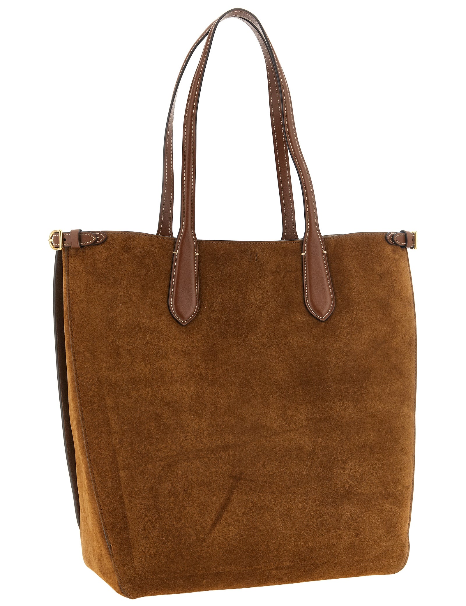 Polo Ralph Lauren Brown Suede Shoulder Bag