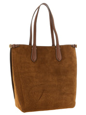 Polo Ralph Lauren Brown Suede Shoulder Bag