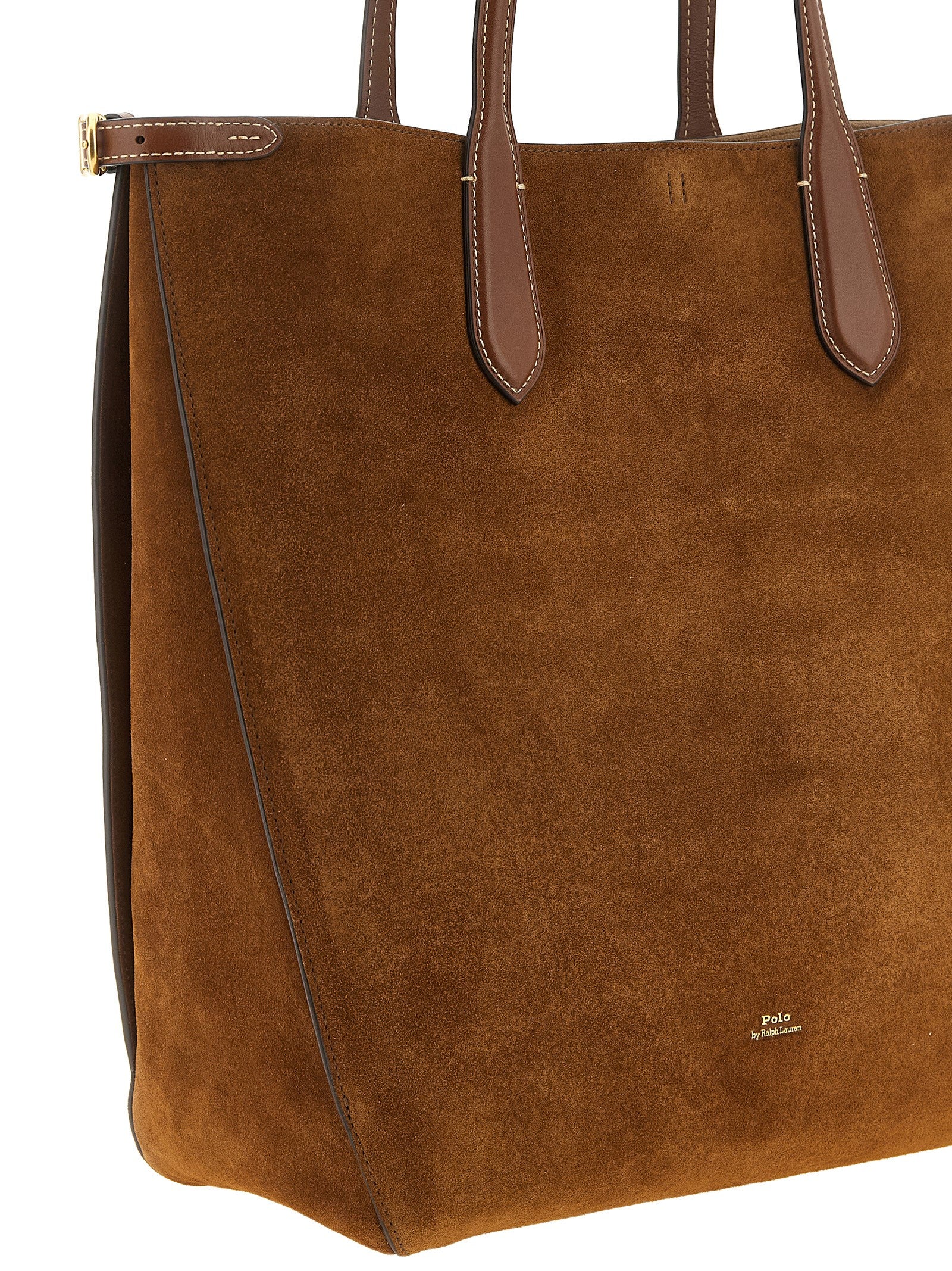 Polo Ralph Lauren Brown Suede Shoulder Bag