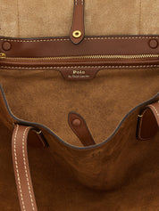 Polo Ralph Lauren Brown Suede Shoulder Bag