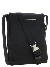 MM6 Maison Margiela Black Polyamide Crossbody Bag