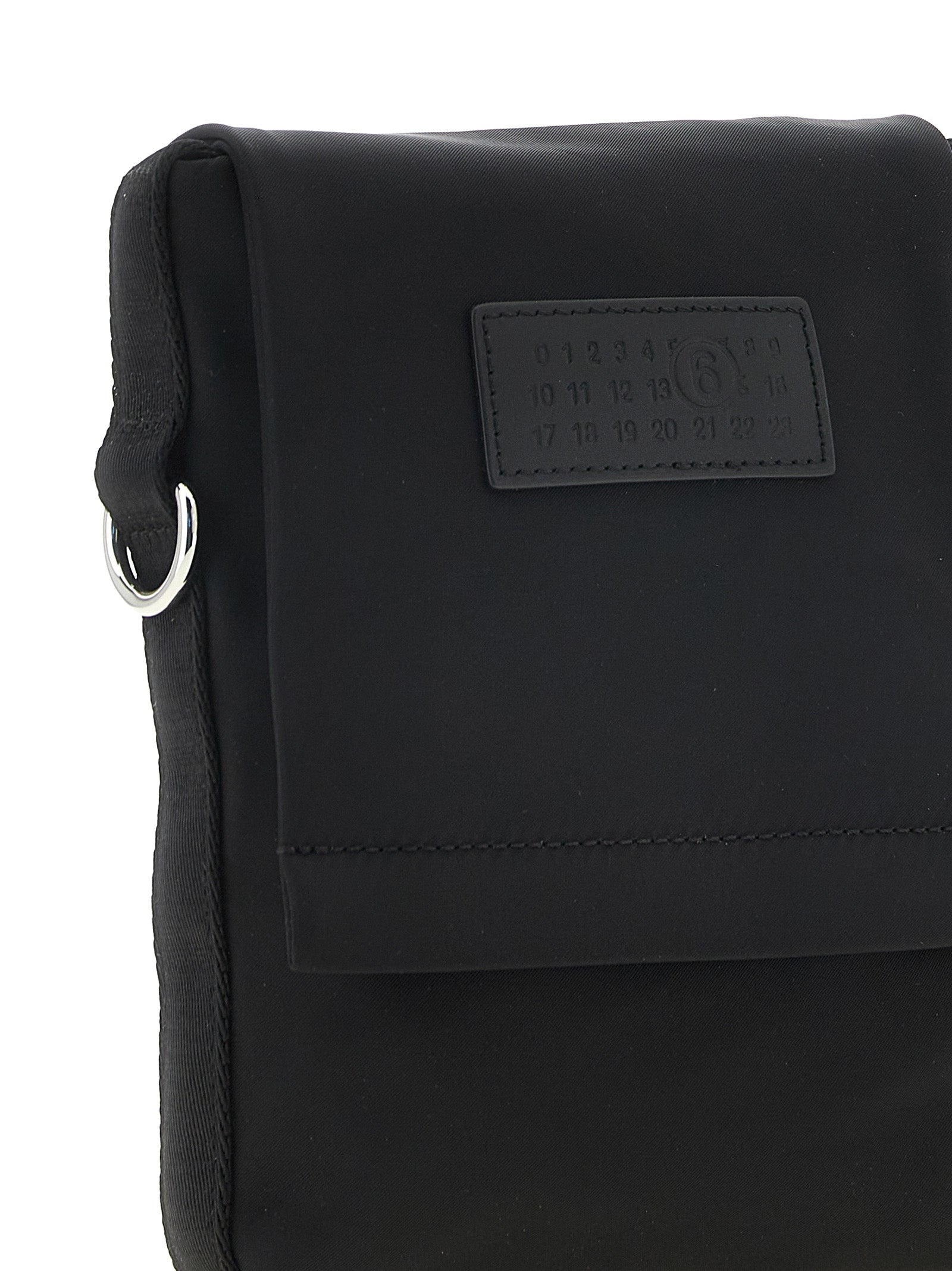 MM6 Maison Margiela Black Polyamide Crossbody Bag