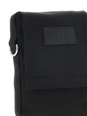 MM6 Maison Margiela Black Polyamide Crossbody Bag
