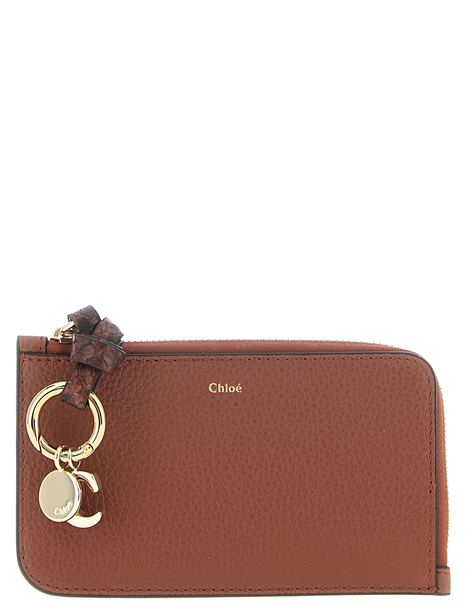 Chloé Brown Calfskin Wallets