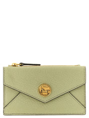 Chloé Garnet and Jade Green Goatskin Wallets
