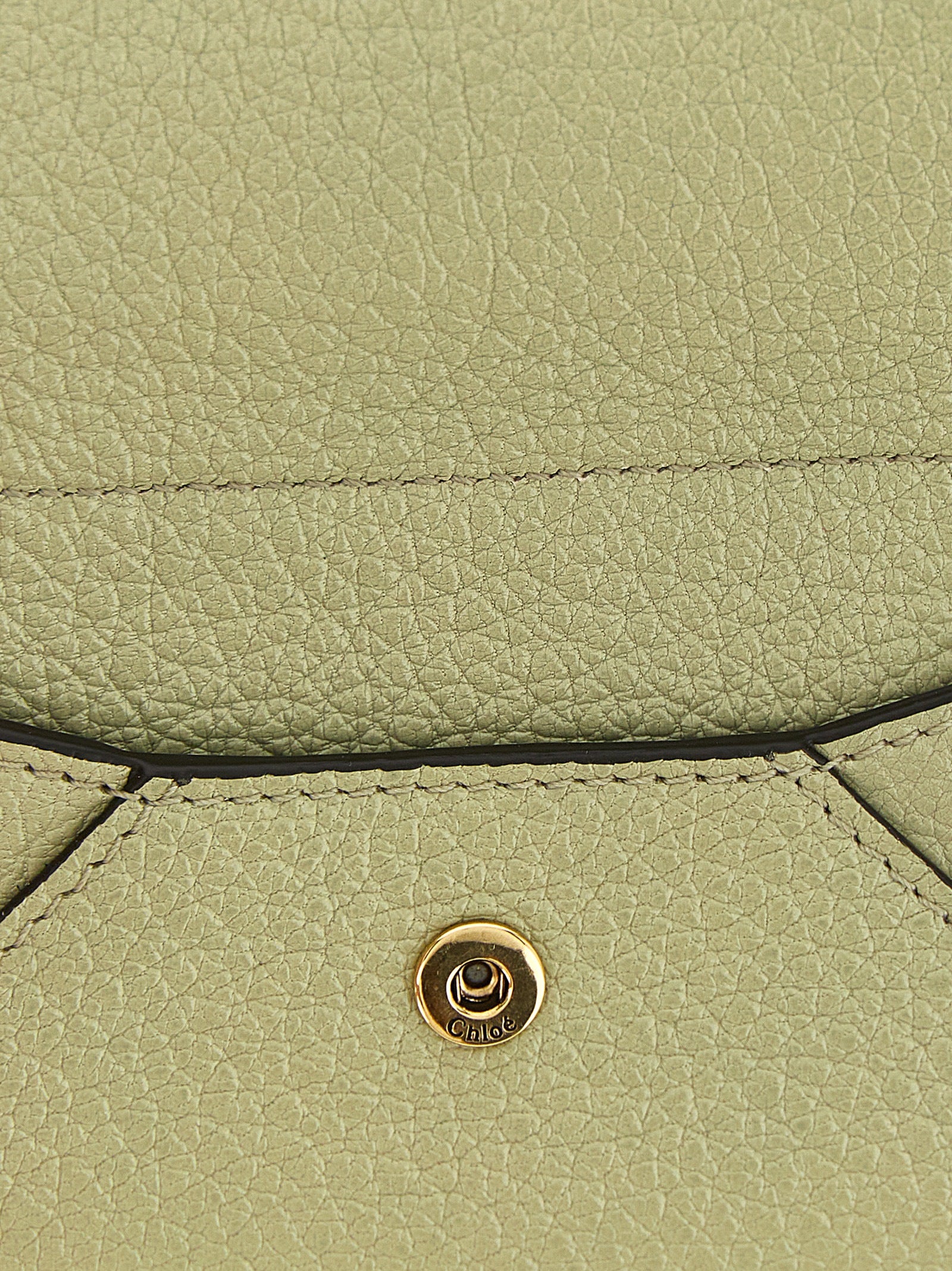 Chloé Garnet and Jade Green Goatskin Wallets