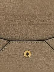Chloé Taupe Grey Goatskin Cardholder