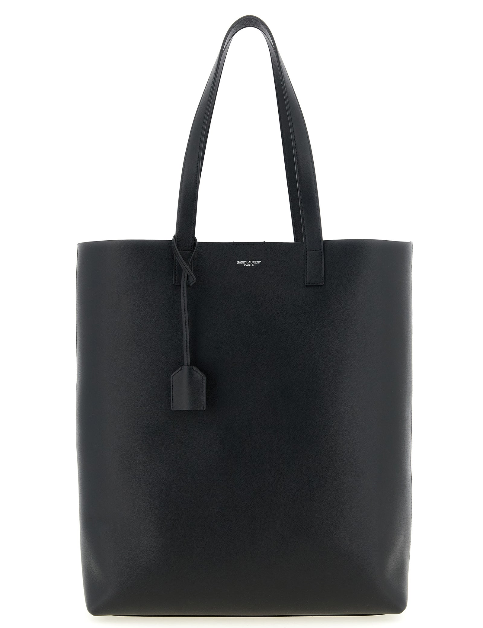 Saint Laurent Black Calfskin Tote Bag