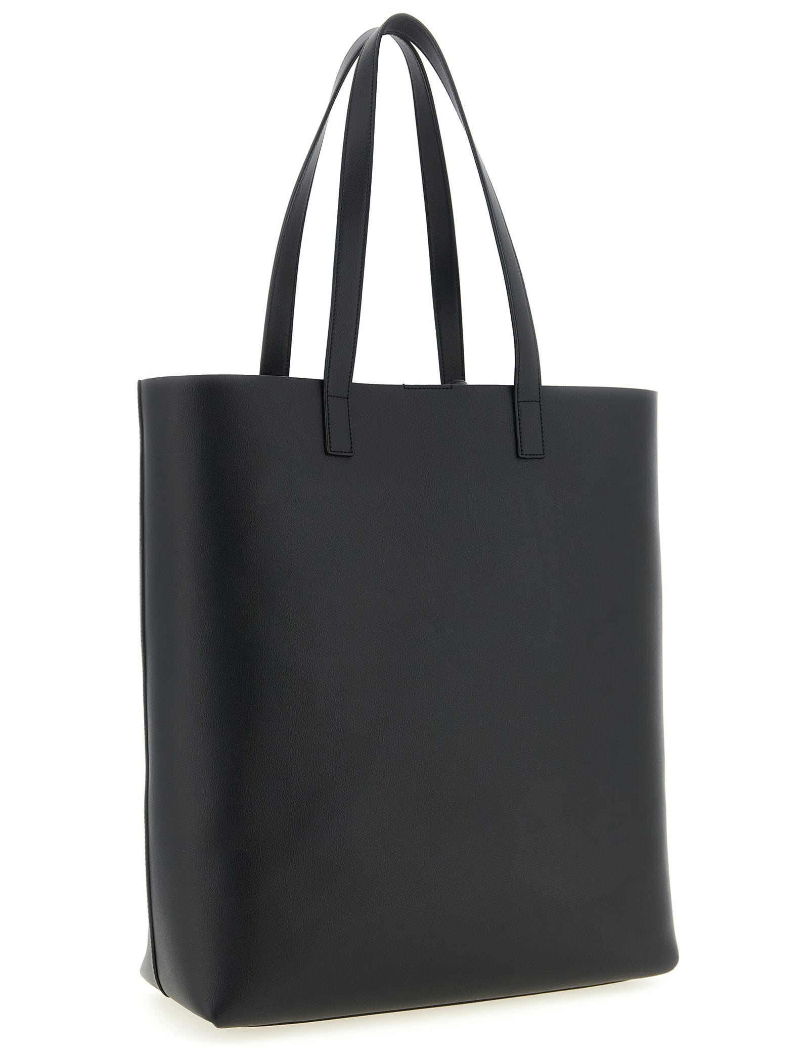 Saint Laurent Black Calfskin Tote Bag