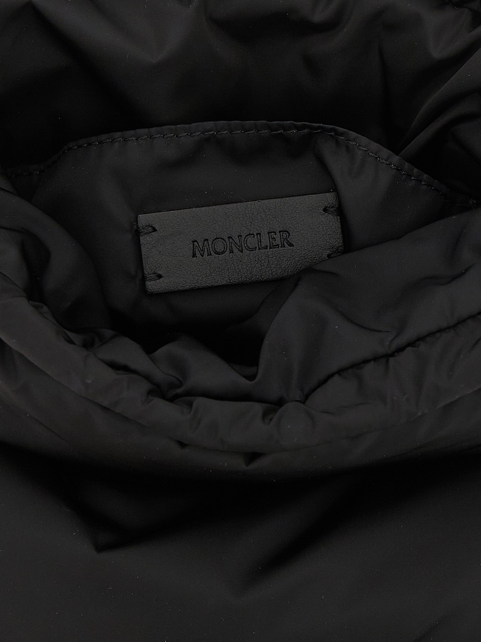 Moncler Black Polyamide Bucket Bag