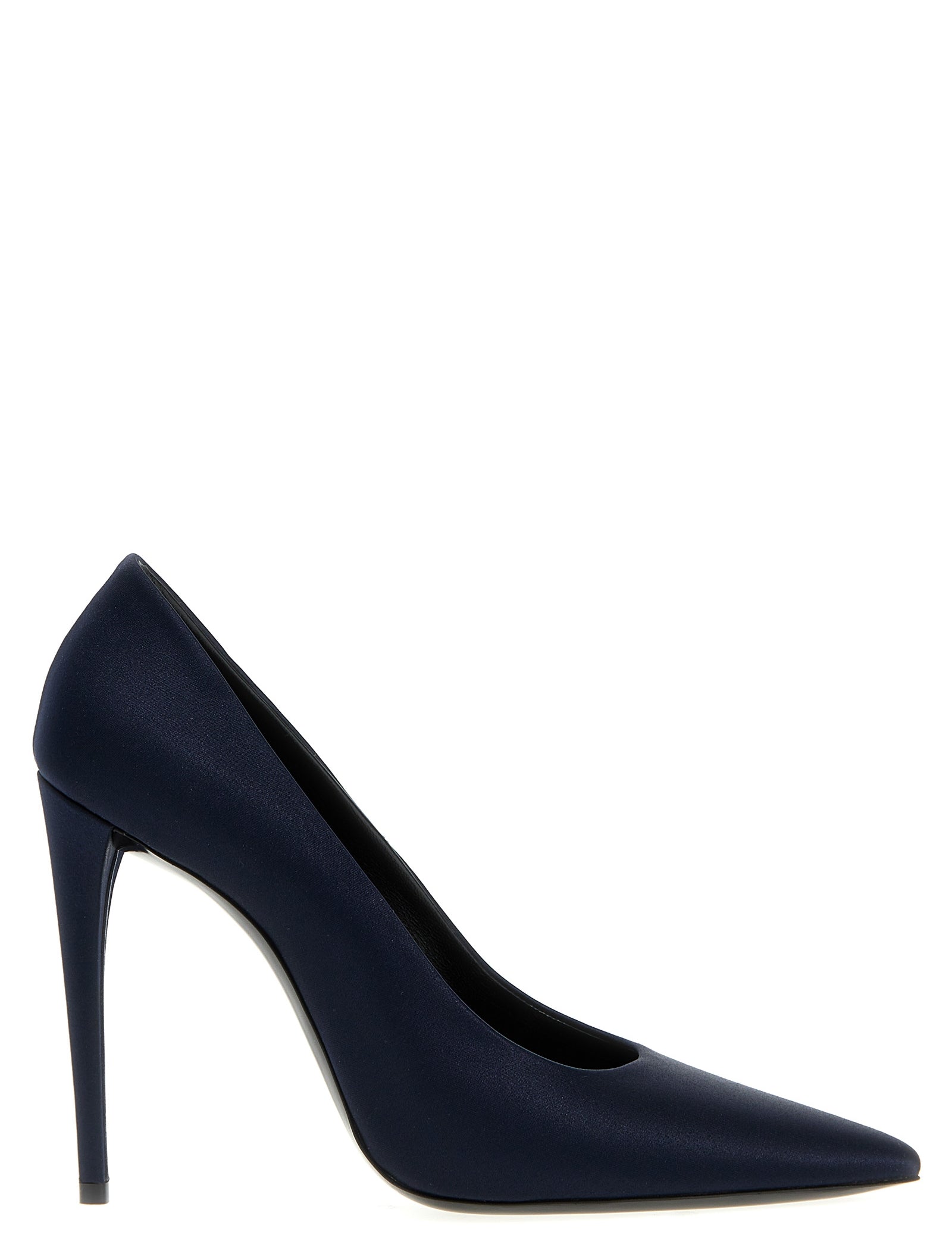Saint Laurent Blue Polyester Pumps