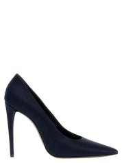 Saint Laurent Blue Polyester Pumps