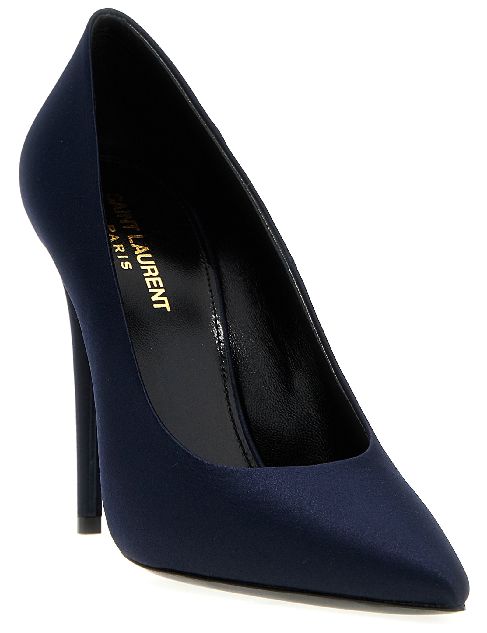 Saint Laurent Blue Polyester Pumps
