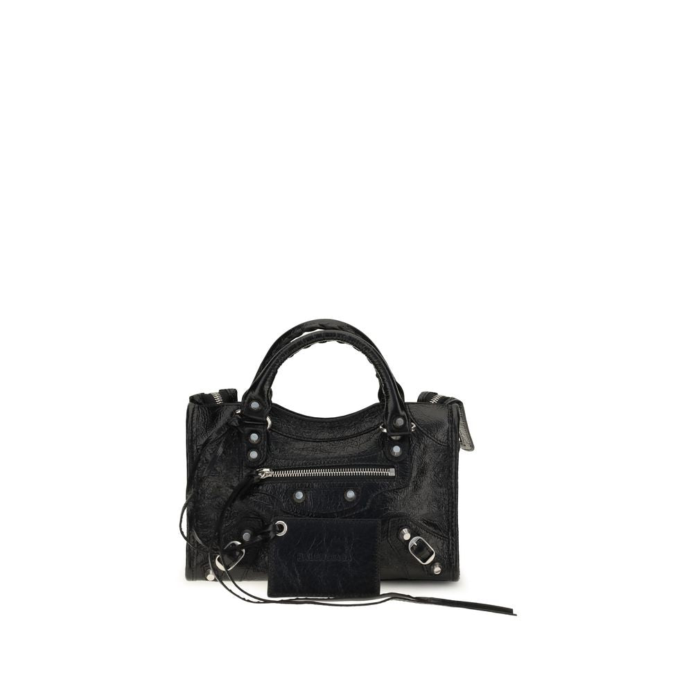 Balenciaga Black Lambskin Shoulder Bag
