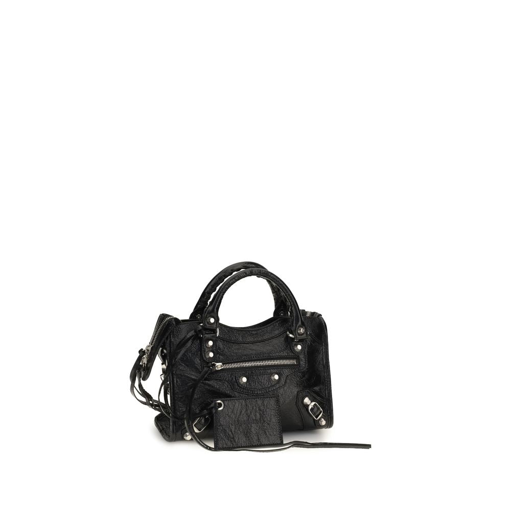 Balenciaga Black Lambskin Shoulder Bag