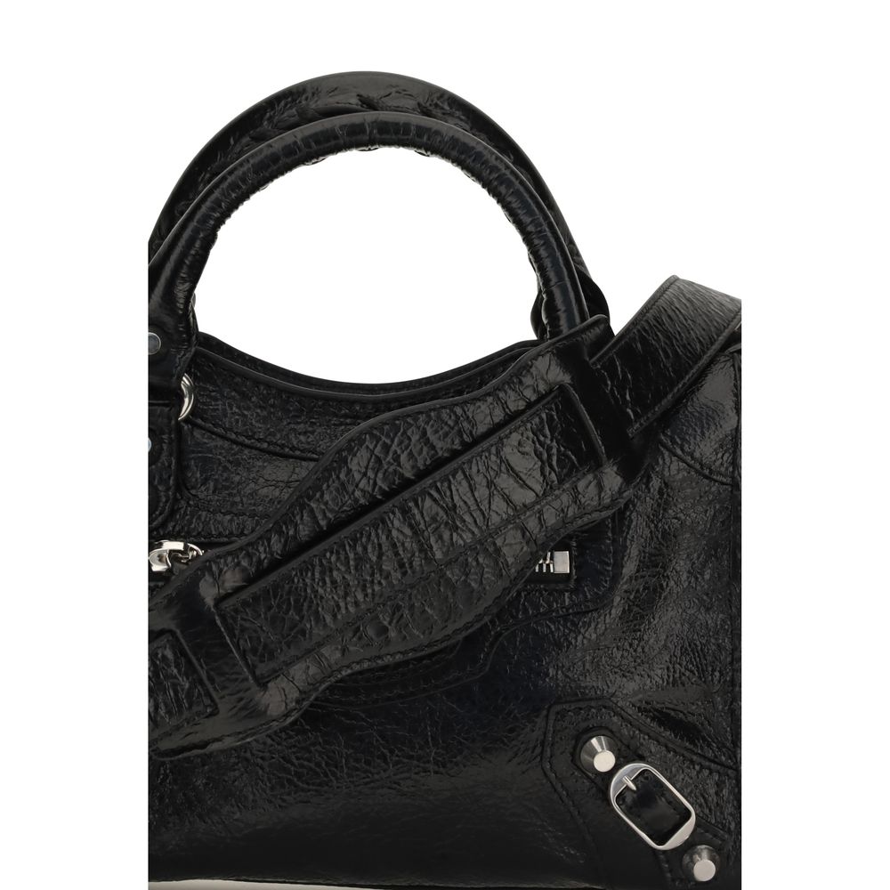 Balenciaga Black Lambskin Shoulder Bag