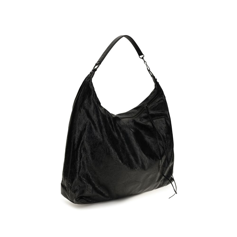 Balenciaga Black Lambskin Shoulder Bag