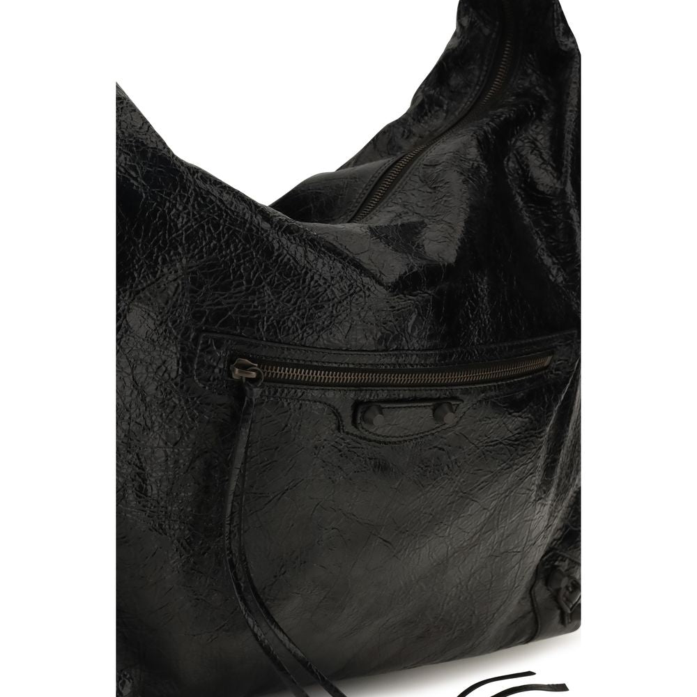 Balenciaga Black Lambskin Shoulder Bag