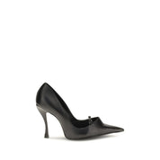Balenciaga Black Lambskin High Heel Pumps