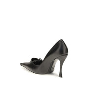 Balenciaga Black Lambskin High Heel Pumps