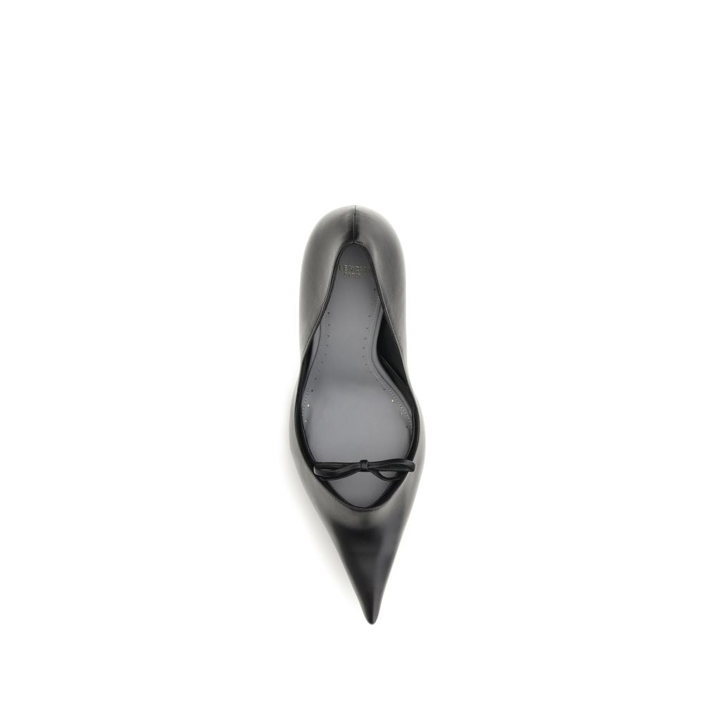 Balenciaga Black Lambskin High Heel Pumps
