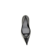 Balenciaga Black Lambskin High Heel Pumps