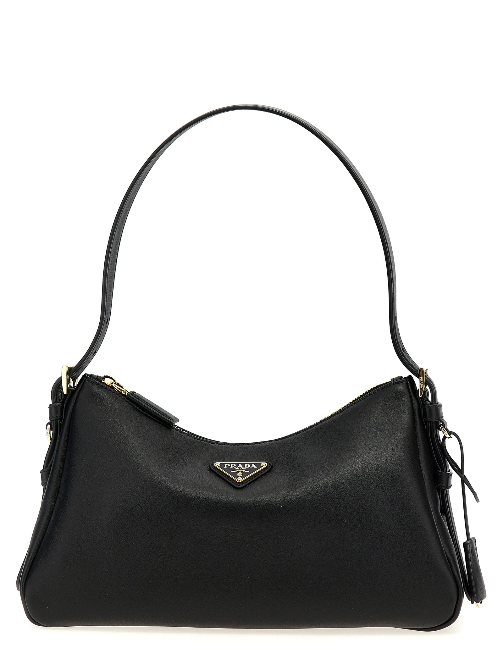 Prada Black Calfskin Shoulder Bag