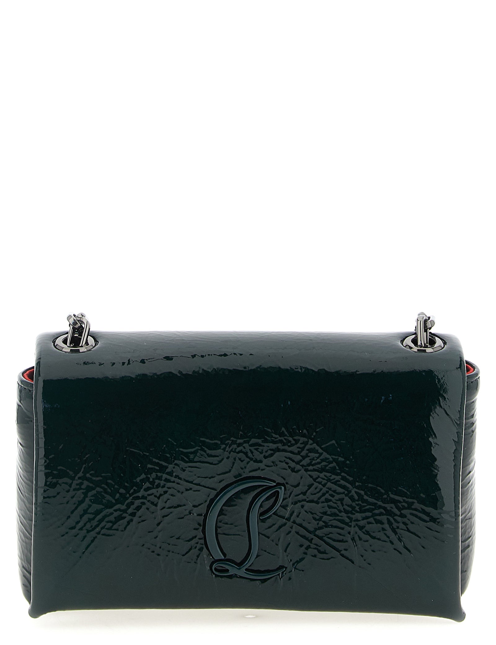 Christian Louboutin Green Calfskin Crossbody Bag