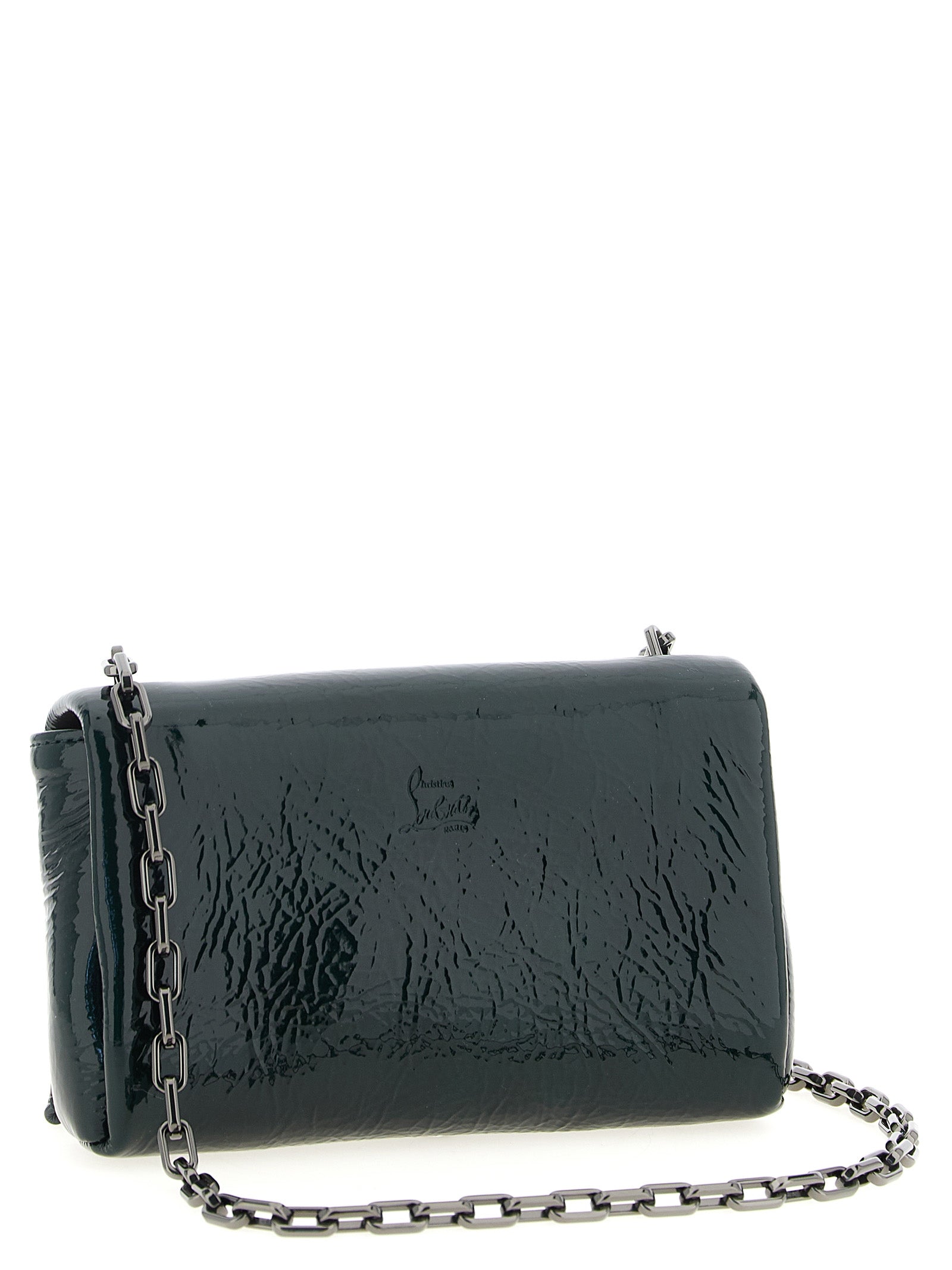 Christian Louboutin Green Calfskin Crossbody Bag