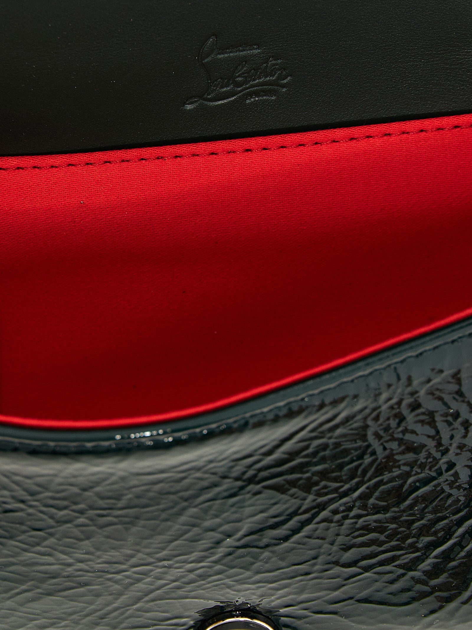 Christian Louboutin Green Calfskin Crossbody Bag