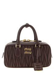 Miu Miu Brown Lamb Leather Handbag