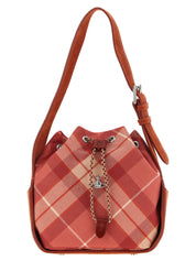 Vivienne Westwood Pink Wool Shoulder Bags