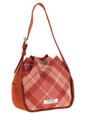 Vivienne Westwood Pink Wool Shoulder Bags