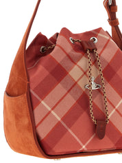 Vivienne Westwood Pink Wool Shoulder Bags