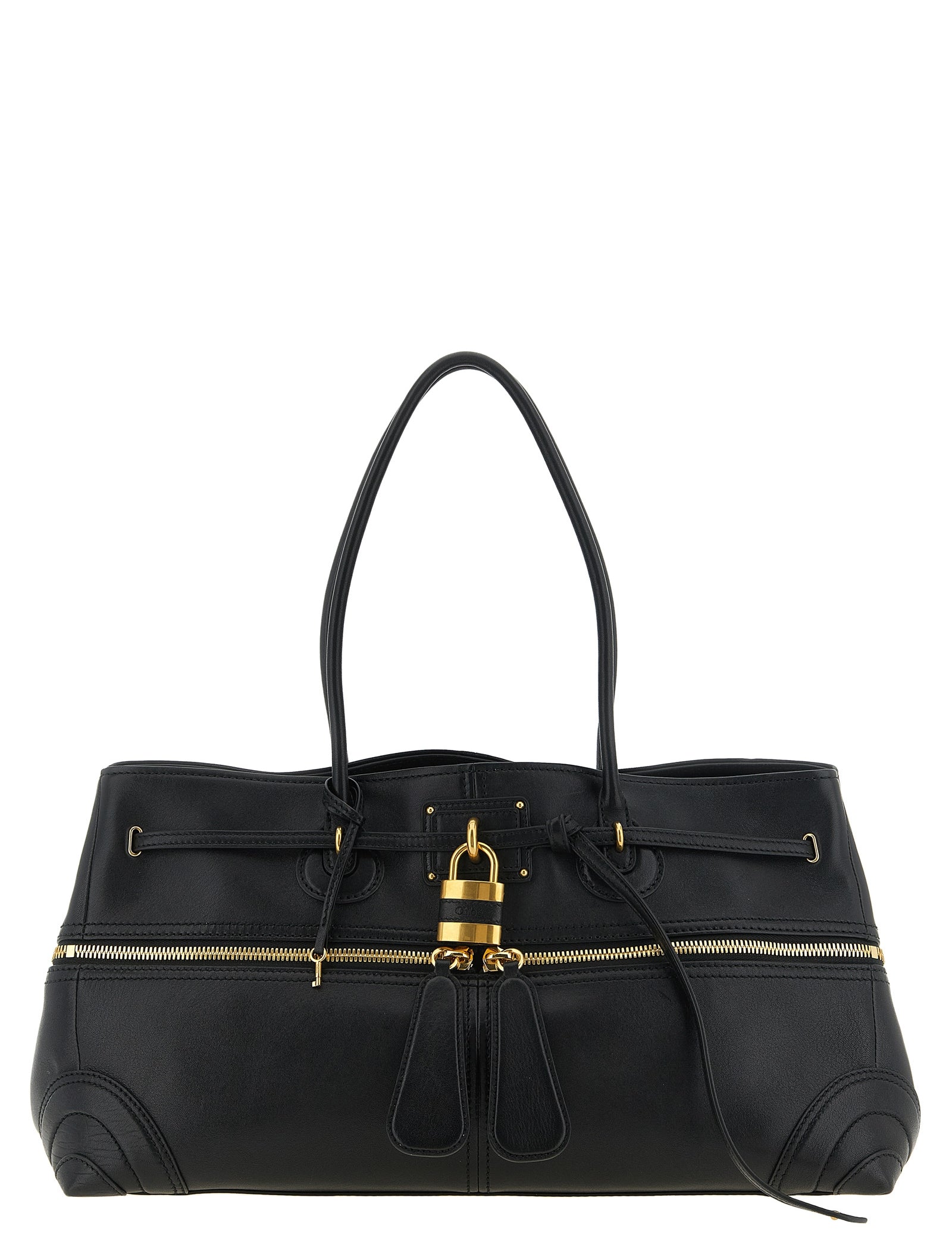 Chloé Black Lamb Leather Shoulder Bag
